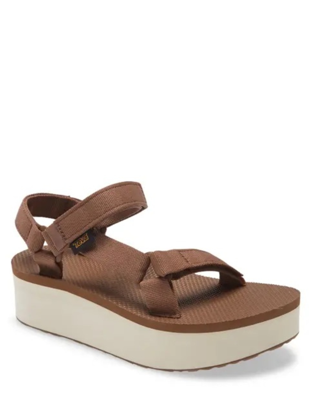 Teva Women's Flatform Universal Platform Sandal – Brown/Birch – 9M